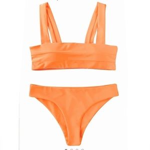 Neon Orange Bikini NWT